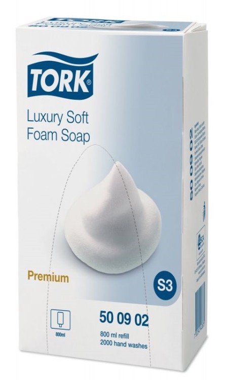 Pěnové mýdlo TORK 800ml 500902 S3 - Kosmetika Hygiena a ochrana pro ruce Tekutá mýdla náhradní náplně